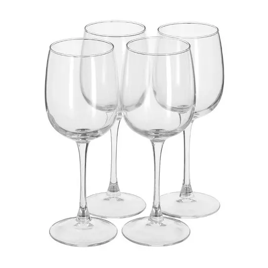 Набор бокалов для вина, 4 штуки, объем 420 мл, стекло, &quot;Allegress&quot;, LUMINARC, J8166, фото 1