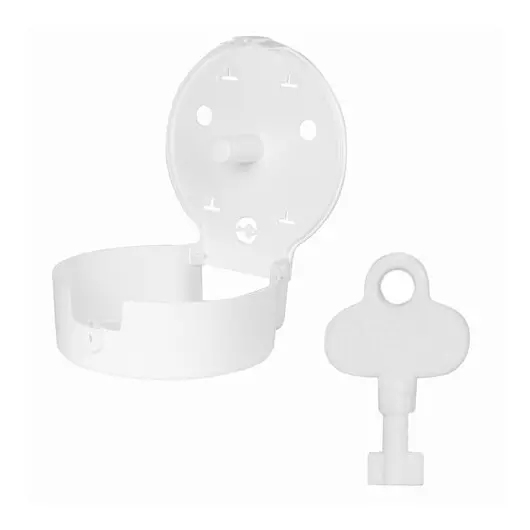 Диспенсер для туалетной бумаги LAIMA PROFESSIONAL ORIGINAL (Система T1), БОЛЬШОЙ, белый, ABS-пластик, 605768, фото 5