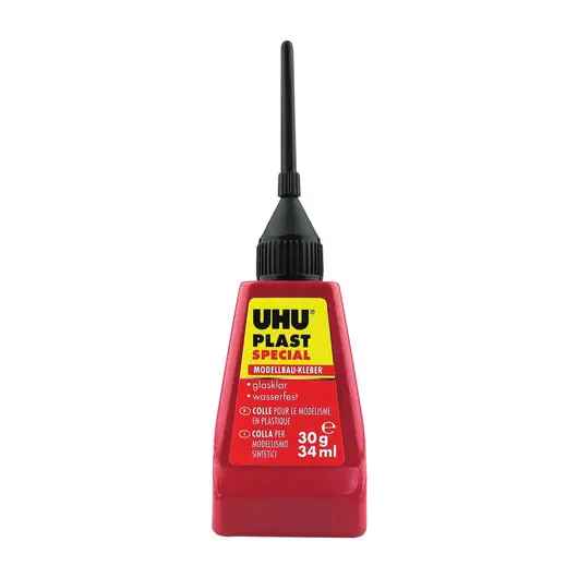 Клей универсальный для всех видов пластика UHU Plast Special, с иглой-дозатором, 30 г, 45880, фото 3