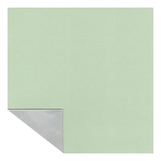 Штора рулонная светонепроницаемая (Блэкаут) BRABIX 50х175 см, светло-зеленый/серебро, 606006, фото 3
