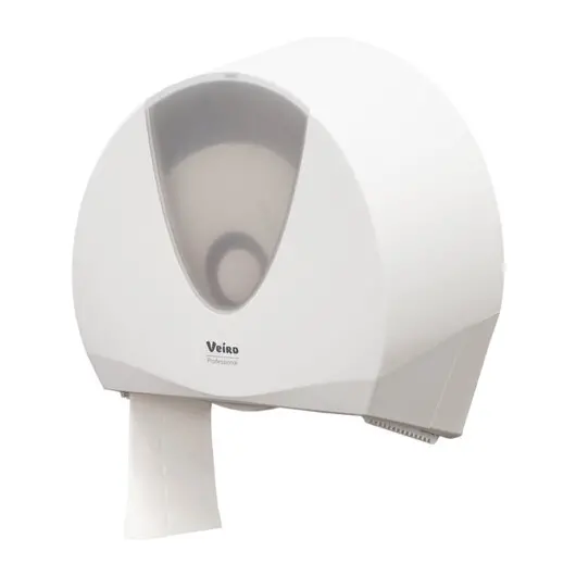 Диспенсер для туалетной бумаги в больших и средних рулонах VEIRO Prof (T1/T2) &quot;Jumbo&quot;, белый, фото 1