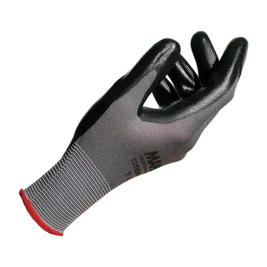 Перчатки текстильные MAPA Ultrane 553, нитриловое покрытие (облив), размер 8 (M), черные, фото 2