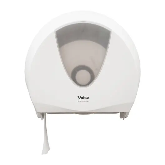 Диспенсер для туалетной бумаги в больших и средних рулонах VEIRO Prof (T1/T2) &quot;Jumbo&quot;, белый, фото 2