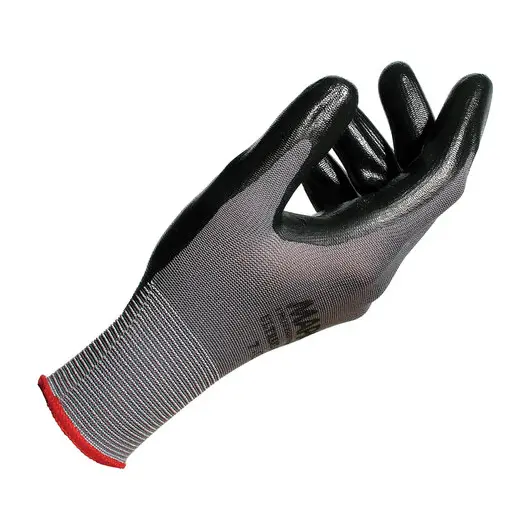 Перчатки текстильные MAPA Ultrane 553, нитриловое покрытие (облив), размер 10 (XL), черные, фото 2