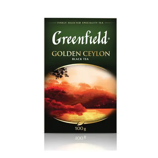 Чай GREENFIELD (Гринфилд) &quot;Golden Ceylon ОРА&quot;, черный, листовой, 100 г, 0351, фото 3
