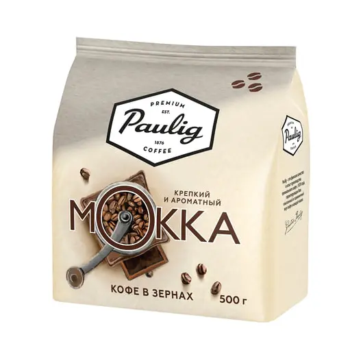Кофе в зернах PAULIG (Паулиг) &quot;Mokka&quot;, натуральный, 500 г, вакуумная упаковка, 16670, фото 1