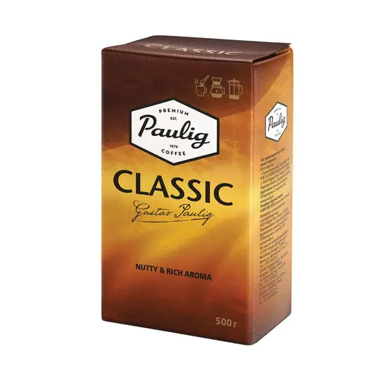 Кофе молотый PAULIG (Паулиг) &quot;Classic&quot;, натуральный, 500 г, вакуумная упаковка, 16325, фото 1