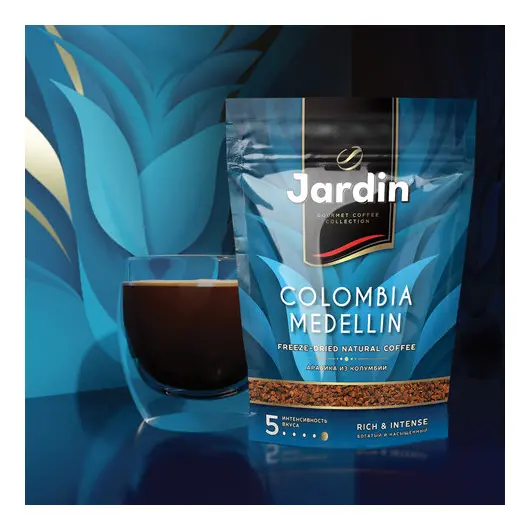 Кофе растворимый JARDIN &quot;Colombia medellin&quot;, сублимированный, 150 г, мягкая упаковка, фото 2