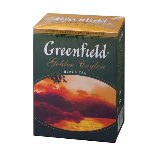 Чай GREENFIELD (Гринфилд) &quot;Golden Ceylon ОРА&quot;, черный, листовой, 100 г, 0351, фото 4
