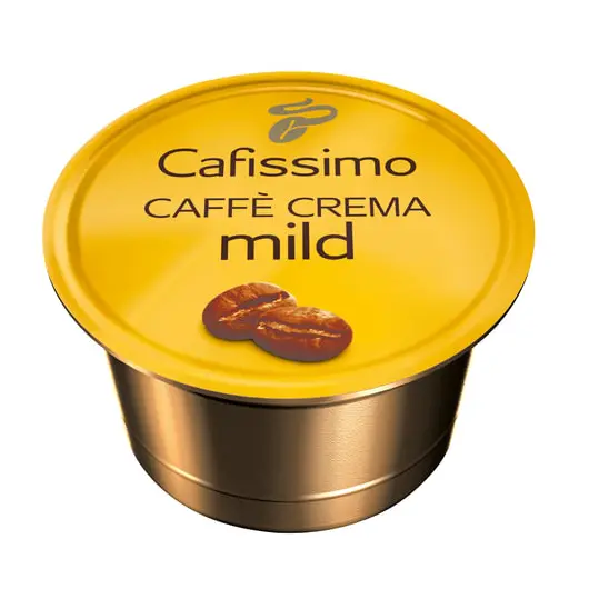 Капсулы для кофемашин TCHIBO Cafissimo Caffe Crema Mild, натуральный кофе, 10 шт. х 7 г, EPCFTCCM0007K, фото 2