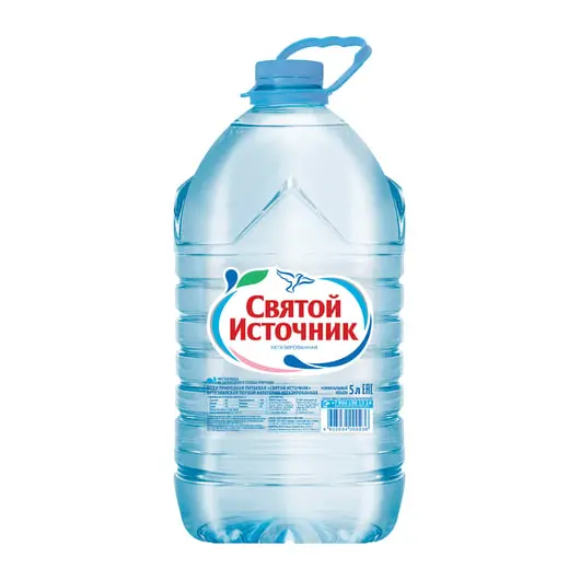 Вода негазированная питьевая &quot;Святой источник&quot;, 5 л, пластиковая бутыль, фото 1