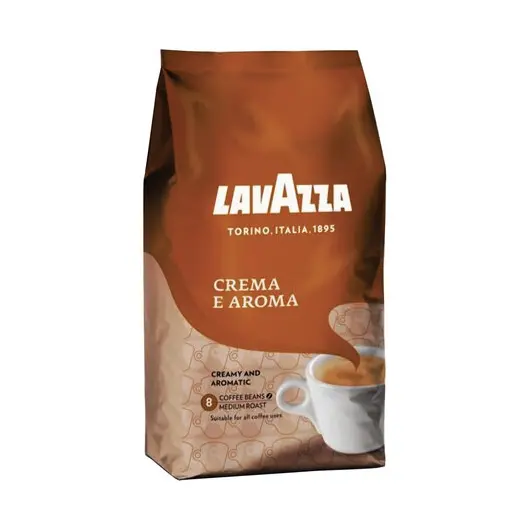 Кофе в зернах LAVAZZA (Лавацца) &quot;Crema e Aroma&quot;, натуральный, 1000 г, вакуумная упаковка, 2444, фото 2