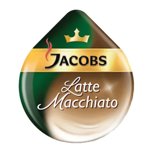 Капсулы для кофемашин TASSIMO JACOBS &quot;Latte Macchiato&quot;, натуральный кофе 8 шт. х 8 г, молочные капсулы 8 шт. х 21,7 г, фото 2