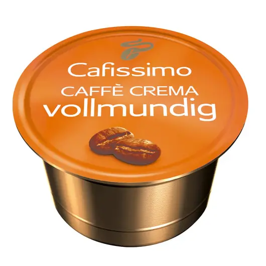 Капсулы для кофемашин TCHIBO Cafissimo Caffe Crema Vollmundig, натуральный кофе, 10 шт. х 8 г, EPCFTCCC0008K, фото 2