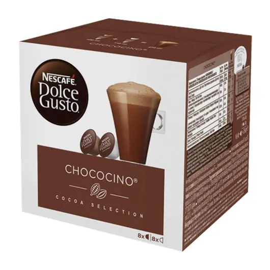 Капсулы для кофемашин NESCAFE Dolce Gusto Chococino, капсулы какао 8 шт. х 16 г, молочная капсула 8 шт. х 17,8 г, 5219918, фото 1
