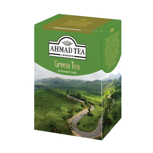 Чай AHMAD (Ахмад) &quot;Green Tea&quot;, зеленый листовой, картонная коробка, 200 г, 1310, фото 1