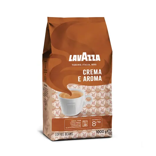 Кофе в зернах LAVAZZA (Лавацца) &quot;Crema e Aroma&quot;, натуральный, 1000 г, вакуумная упаковка, 2444, фото 1