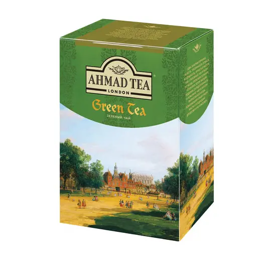 Чай AHMAD (Ахмад) &quot;Green Tea&quot;, зеленый листовой, картонная коробка, 200 г, 1310, фото 2