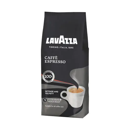 Кофе молотый LAVAZZA (Лавацца) &quot;Caffe Espresso&quot;, натуральный, 250 г, вакуумная упаковка, 1880, фото 2