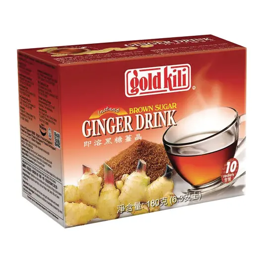 Имбирный напиток с тростниковым сахаром &quot;Ginger Drink&quot;, 10 саше по 18 г, GOLD KILI, 1945, фото 2