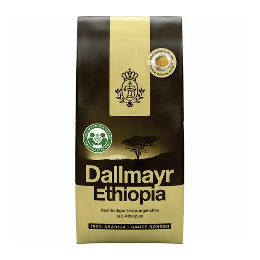 Кофе в зернах DALLMAYR (Даллмайер) &quot;Ethiopia&quot;, арабика 100%, 500г, вакуумная упаковка, ш/к 40507, 40500000, фото 1