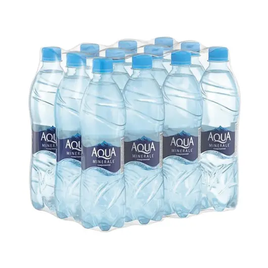 Вода ГАЗИРОВАННАЯ питьевая AQUA MINERALE (Аква Минерале), 0,5 л, пластиковая бутылка, 340038169, фото 2