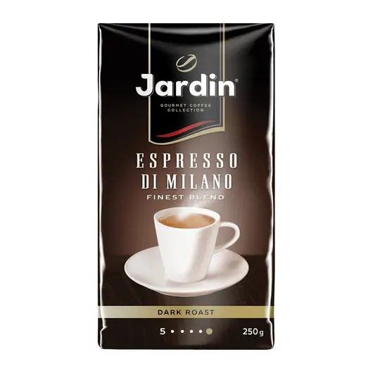 Кофе молотый JARDIN (Жардин) &quot;Espresso di Milano&quot;, натуральный, 250 г, вакуумная упаковка, 0563-26, фото 1