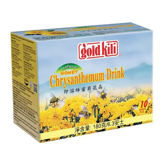 Напиток хризантема с медом быстрорастворимый &quot;Chrysanthemum Drink&quot;, 10 саше по 18 г, GOLD KILI, 2901, фото 1