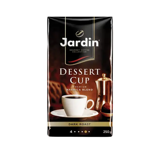 Кофе молотый JARDIN (Жардин) &quot;Dessert Cup&quot;, натуральный, 250 г, вакуумная упаковка, 0549-26, фото 1