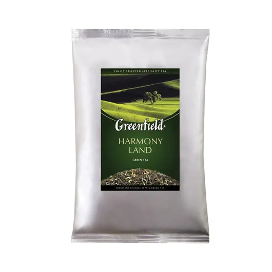 Чай GREENFIELD (Гринфилд) &quot;Harmony Land&quot;, зеленый, листовой, 250 г, пакет, 0978-15, фото 1