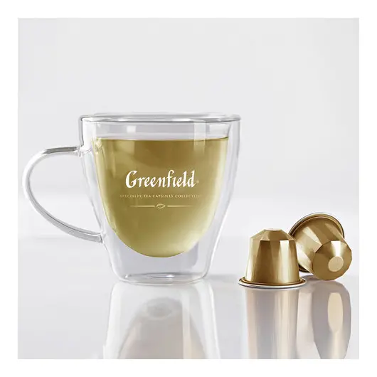 Чай в капсулах GREENFIELD &quot;Garnet Oolong&quot;, зеленый, гранат-василек, 10 шт. х 2,5 г, 1363-10, фото 3