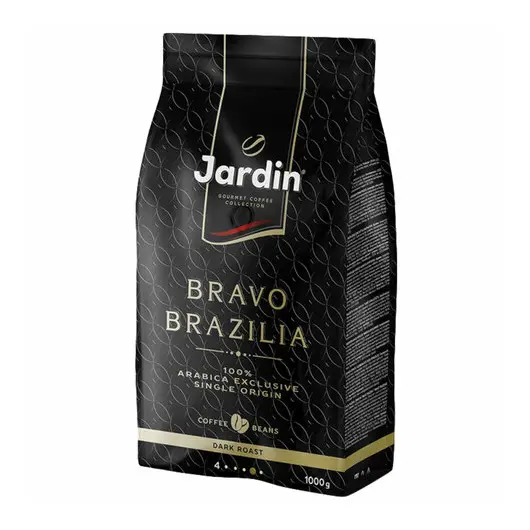 Кофе в зернах JARDIN (Жардин) &quot;Bravo Brazilia&quot;, натуральный, 1000 г, вакуумная упаковка, 1347-06, фото 1