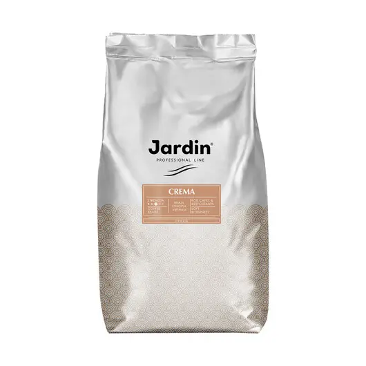 Кофе в зернах JARDIN (Жардин) &quot;Crema&quot;, натуральный, 1000 г, вакуумная упаковка, 0846-08, фото 1