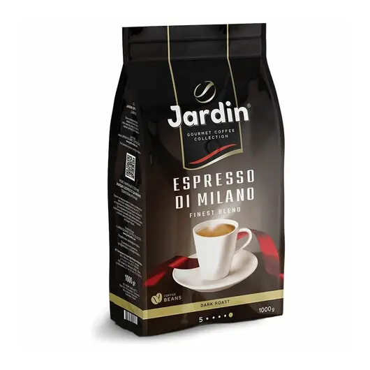 Кофе в зернах JARDIN (Жардин) &quot;Espresso di Milano&quot;, натуральный, 1000 г, вакуумная упаковка, 1089-06-Н, фото 3
