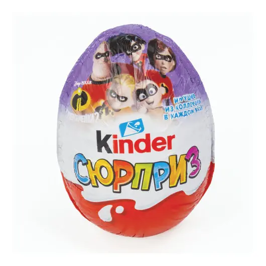 Шоколадное яйцо KINDER Surprise (Киндер Сюрприз), 20 г, 77148592, фото 2
