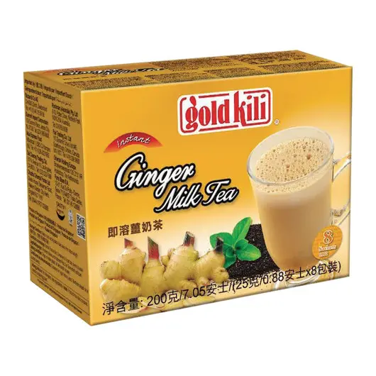 Имбирный чай с молоком быстрорастворимый &quot;Ginger Milk Tea&quot;, 8 саше по 25 г, GOLD KILI, 1958, фото 2