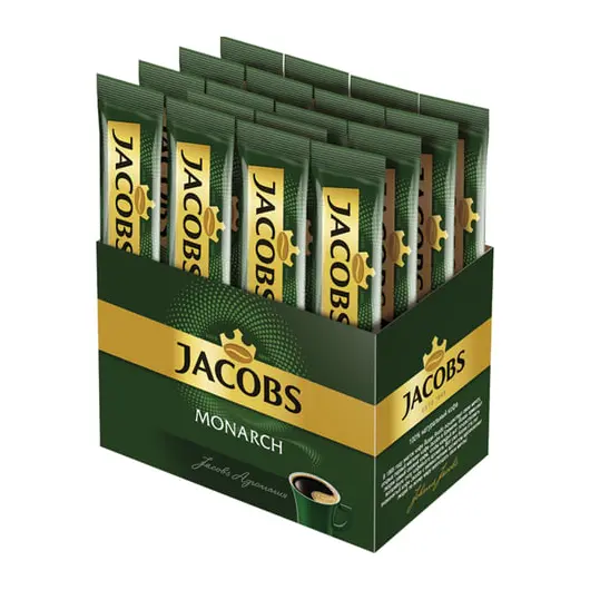 Кофе растворимый JACOBS MONARCH (Якобс Монарх), сублимированный, 1,8 г, пакетик, 41933, фото 3