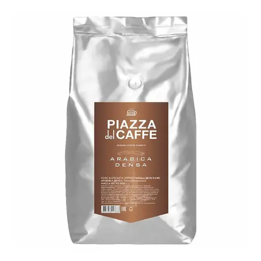 Кофе в зернах PIAZZA DEL CAFFE &quot;Crema Vellutata&quot;, натуральный, 1000 г, вакуумная упаковка, 1367-06, фото 1