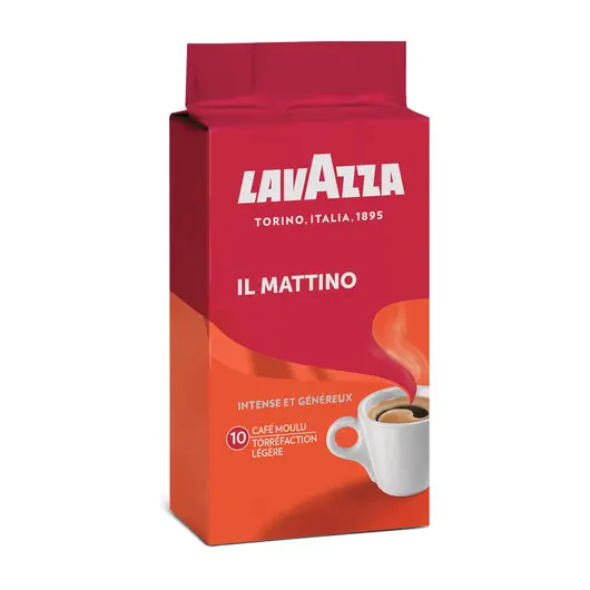 Кофе молотый LAVAZZA (Лавацца) &quot;Mattino&quot;, натуральный, 250 г, вакуумная упаковка, 3201, фото 1