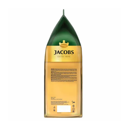 Кофе в зернах JACOBS Crema, 1000г, вакуумная упаковка, ш/к 78882, 8051592, фото 5