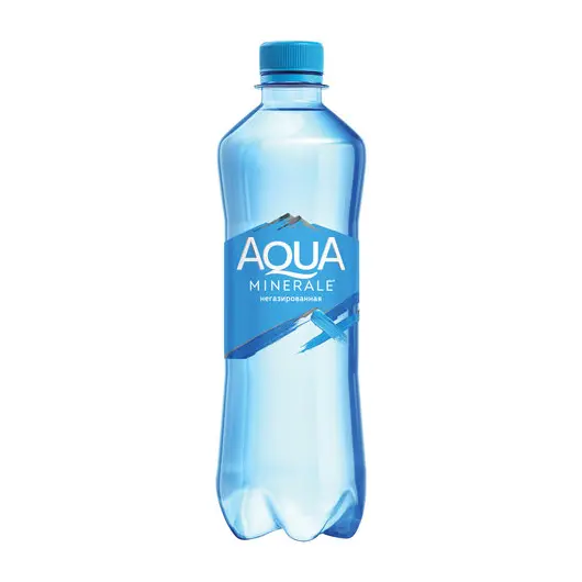 Вода негазированная питьевая AQUA MINERALE (Аква Минерале), 0,5 л, пластиковая бутылка, 340038166, фото 1