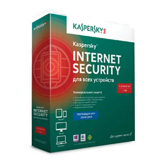 Антивирус KASPERSKY &quot;Internet Security&quot;, лицензия на 3 устройства, 1 год, бокс, KL1941RBCFS, фото 1