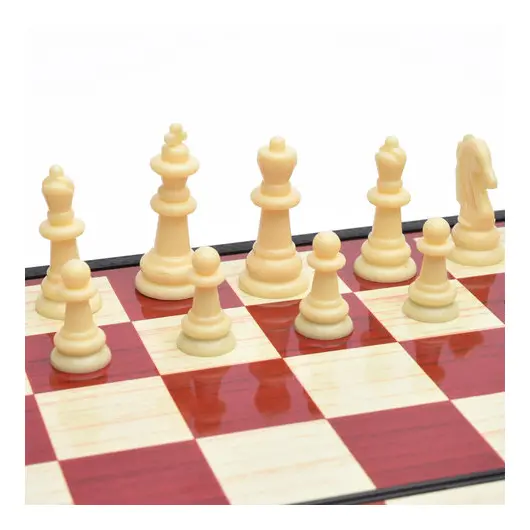 Игра магнитная 5 в 1 &quot;Шашки, шахматы, нарды, карты, домино&quot;, 1TOY, Т12060, фото 5