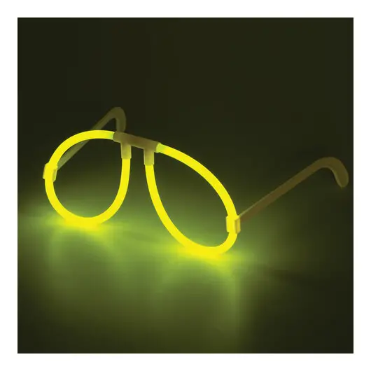 Светящиеся (неоновые) очки ЮНЛАНДИЯ, жёлтые, 662092, фото 5