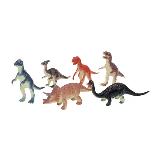 Набор фигурок &quot;В мире животных&quot;, &quot;Динозавры&quot;, 6 шт., 10 см, 1TOY, Т50484, фото 3