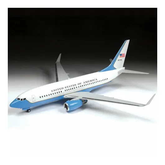 Модель для склеивания САМОЛЕТ Авиалайнер пассажирский Боинг 737-700 С-40В, масштаб 1:144,ЗВЕЗДА, 7027, фото 3