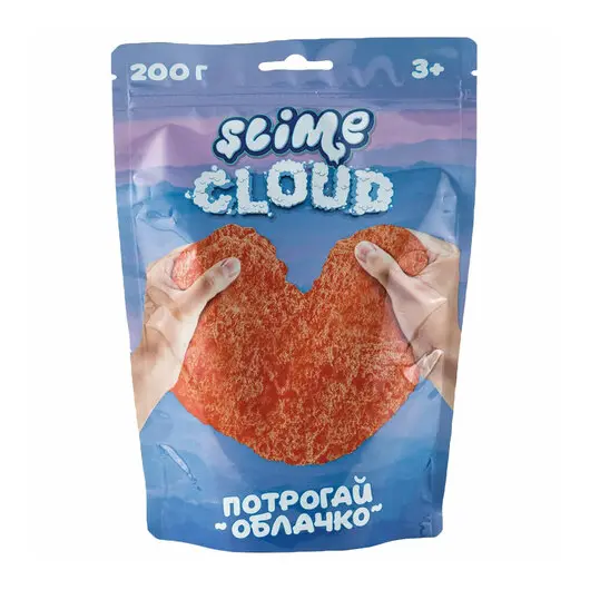 Слайм (лизун) &quot;Cloud Slime. Рассветные облака&quot;, с ароматом персика, 200 гр., ВОЛШЕБНЫЙ МИР, S130-31, фото 1