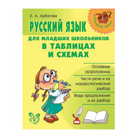 Русский язык для младших школьников в таблицах и схемах, Арбатова Е.А., 8251, фото 1