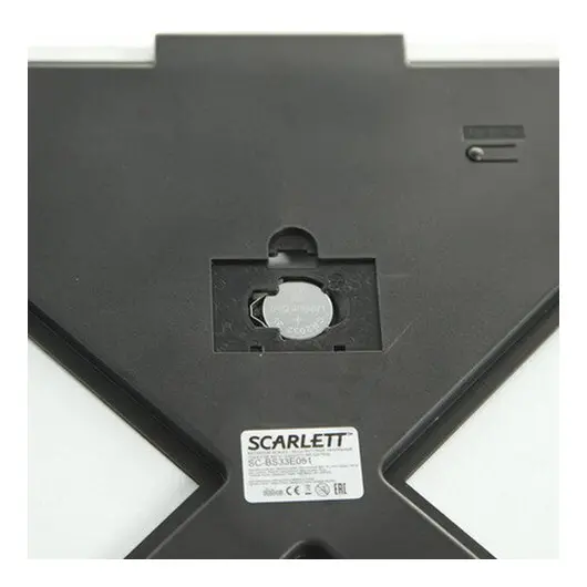 Весы напольные SCARLETT SC-BS33E051 &quot;Бамбук&quot;, электронные, вес до 180 кг, квадрат, стекло, с рисунком, фото 3