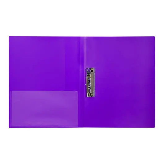 Папка с зажимом Berlingo &quot;Color Zone&quot;, 17мм, 600мкм, фиолетовая, фото 2